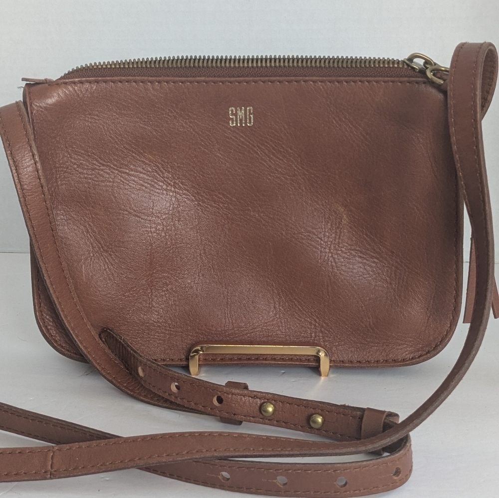 Madewell Brown Leather Crossbody Bag